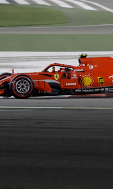 Raikkonen’s car hits Ferrari mechanic after tire change